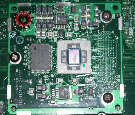 A 2000s Apple G4 CPU