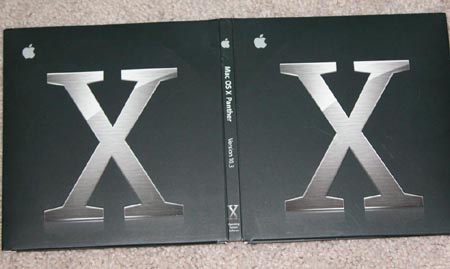 An OS X CDROM booklet